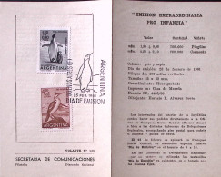 1961-Argentina Pro Infanzia'61 Serie Cpl. (636+PA 82) Fdc - FDC