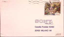 1988-TURISTICA Lire 650 Isolato Su Cartolina - 1981-90: Marcophilie