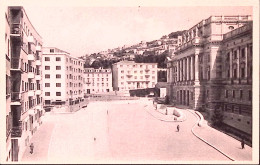 1946-AMG-VG Striscia 3 Lire 1 Su Cartolina Illustrata Trieste Foro Ulpiano Palaz - Trieste (Triest)