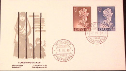 1960-ISLANDA Anno Mond. Rifugiato Serie Cpl. Fdc - FDC