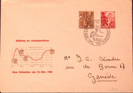 1948-Svizzera SUISSE Giornata Francobollo Sciaffusa (5.12) Ann. Spec. Su Busta - Andere & Zonder Classificatie