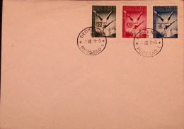 1947-Jugoslavia Giochi Balcanici Lubiana Serie Cpl. (466/8) Fdc - Cartas & Documentos