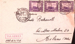 1936-Posta Militare N 106/EMISSIONE B C.2 (13.6) Su Busta Via Aerea Affrancata S - Somalia