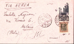 1936-Posta Militare 130 E C.2 (27.5) Su Busta Via Aerea Affrancata Eritrea - Erythrée