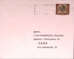 1964-MASCAGNI Lire 30 Isolato Su Busta - 1961-70: Marcophilia