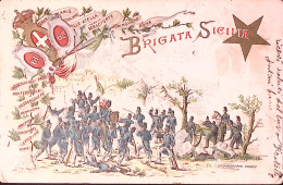 1906-BRIGATA SICILIA, Ed. Lit. Prosperino, Viaggiata - Patrióticos