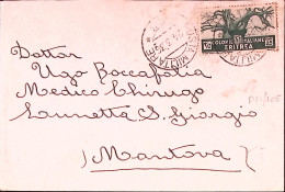 1936-Posta Militare/105 C.2 (24.3) Su Busta Affrancata Eritrea C.25 - Erythrée