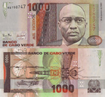 CAPE VERDE 1000 Escudos From 1989, P60, UNC - Cap Vert