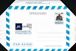 1977-SAN MARINO Lire 200 100 Francobollo Sanmarinese Nuovo - Postal Stationery