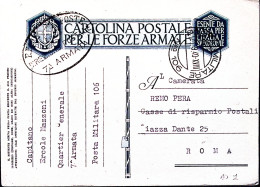 1940-DIREZIONE POSTALE/7 ARMATA Ovale + Posta Militare/N Variante N.ro 106 C.2 ( - Guerre 1939-45