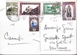 1936-SAN MARINO Vedute C.10 + Palazzo C.5 + Ferrovia C.20 + Fondazione Fasci C.1 - Lettres & Documents