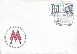 1961-GERMANIA ORIENTALE DDR Fiera Di Lipsia Serie Cpl. (528/9) Fdc - Storia Postale