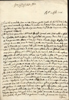 1738-Brescia 10 Aprile Lettera Di Enrico Bondioli - Documenti Storici