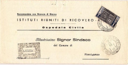 1952-FR.LLI MODENA E PARMA Lire 60 Su Piego Raccomandato Rieti (2.09) - 1946-60: Marcofilie