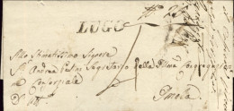 1855-lettera Per Imola Con Bolli Massalombarda, Lugo, Disinfettata E 22 Giugno D - Unclassified