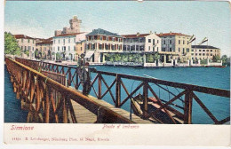 1900circa-"Sirmione Brescia Ponte D'imbarco" - Brescia