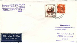 1964-collegamenti Aereo Postali Notturni Linea Milano Pisa Via Roma - 1961-70: Marcophilie