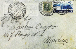 ITALIA - COLONIE ERITREA Lettera Da MASSAUA 1936  - S6407 - Erythrée