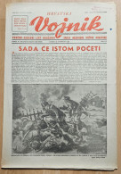 Hrvatski Vojnik 1944 Br. 47 NDH Ustasa Newspaper Postrojbe PTS-a, Sinjska Alka - Autres & Non Classés