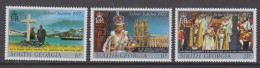 South Georgia 1977 Silver Jubilee Of Queen Elizabeth II 3v  ** Mnh (60078) Promotion - Georgia Del Sud