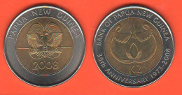 Papua New Guinea 2 Kina 2008 Bimetallic Coin K 51 Papua Nuova Guinea - Papua-Neuguinea