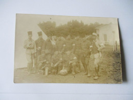 CARTE PHOTO LOT DE 2 SOLDAT MANOEUVRES A SOUK ABRAS ALGERIE 1929 - Sonstige & Ohne Zuordnung