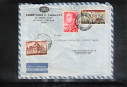 Greece 1961 Interesting Airmail Letter - Cartas & Documentos