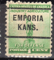 KS-218; USA Precancel/Vorausentwertung/Preo; EMPORIA (KS), Type 255 - Prematasellado