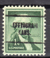 KS-205; USA Precancel/Vorausentwertung/Preo; EFFINGHAM (KS), Type 704 - Prematasellado