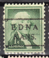 KS-202; USA Precancel/Vorausentwertung/Preo; EDNA (KS), Type 715 - Prematasellado