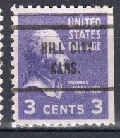 KS-297; USA Precancel/Vorausentwertung/Preo; HILL CITY (KS), Type 713 - Prematasellado