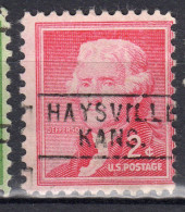 KS-288; USA Precancel/Vorausentwertung/Preo; HAYSVILLE (KS), Type 745 - Prematasellado