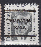 KS-295; USA Precancel/Vorausentwertung/Preo; HIAWATHA (KS), Type 247 (11,38) - Prematasellado