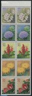 Japan 2001 Tokyo Flowers 2x5v Booklet Pane [++++], Mint NH, Nature - Flowers & Plants - Neufs