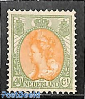Netherlands 1899 40c Green/orange, Stamp Out Of Set, Mint NH - Unused Stamps