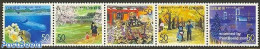 Japan 2000 Tokyo 5v [::::], Mint NH, Nature - Transport - Various - Sea Mammals - Ships And Boats - Street Life - Art .. - Nuevos