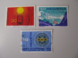 Schweiz  859 - 861  O - Used Stamps