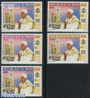 Benin 2011 Popes Visit 5v, Mint NH, Religion - Pope - Religion - Ungebraucht