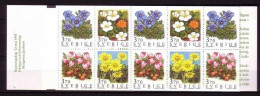 SCHWEDEN MH 203 POSTFRISCH(MINT) GEBIRGSBLUMEN 1995 BLAUHEIDE EHRENPREIS ARNIKA... - Other & Unclassified