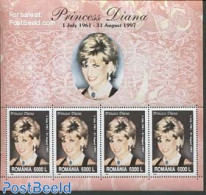 Romania 1999 Princess Diana M/s, Mint NH, History - Charles & Diana - Kings & Queens (Royalty) - Ungebraucht