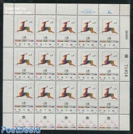 Israel 1989 Stamp Day M/s, Mint NH, Nature - Animals (others & Mixed) - Stamp Day - Nuevos (con Tab)