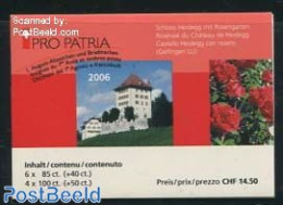 Switzerland 2006 Pro Patria Booklet, Mint NH, Nature - Flowers & Plants - Roses - Stamp Booklets - Art - Architecture - Nuovi