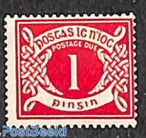 Ireland 1925 1p, Postage Due, Stamp Out Of Set, Unused (hinged) - Otros & Sin Clasificación