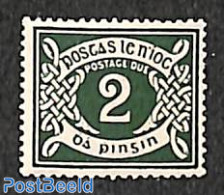 Ireland 1925 2p, Postage Due, Stamp Out Of Set, Unused (hinged) - Otros & Sin Clasificación