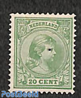 Netherlands 1891 20c, Cliche, Stamp Out Of Set, Unused (hinged) - Nuovi