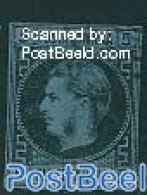 Romania 1866 5 Par Black On Thick Blue Paper, Used, Used Stamps - Gebraucht