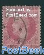 Romania 1872 50B Pink On Pink, Used, Used - Gebraucht