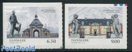 Denmark 2014 Houses 2v S-a, Mint NH, Art - Architecture - Unused Stamps