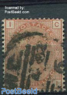 Great Britain 1880 1Sh, Plate 13, Used, Used Stamps - Used Stamps