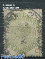 Great Britain 1883 1Sh, Used, Used Stamps - Gebruikt